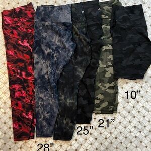 LOT SIZE 20 lululemon athletica Women's Align Pants Leggings Set